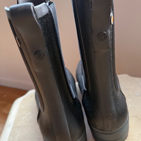 Bogs Holly Waterproof Tall Chelsea Boot Black 7 - Picture 4 of 9